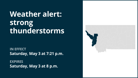 Update: Prepare for strong thunderstorms in Western Montana until 1 a.m ...