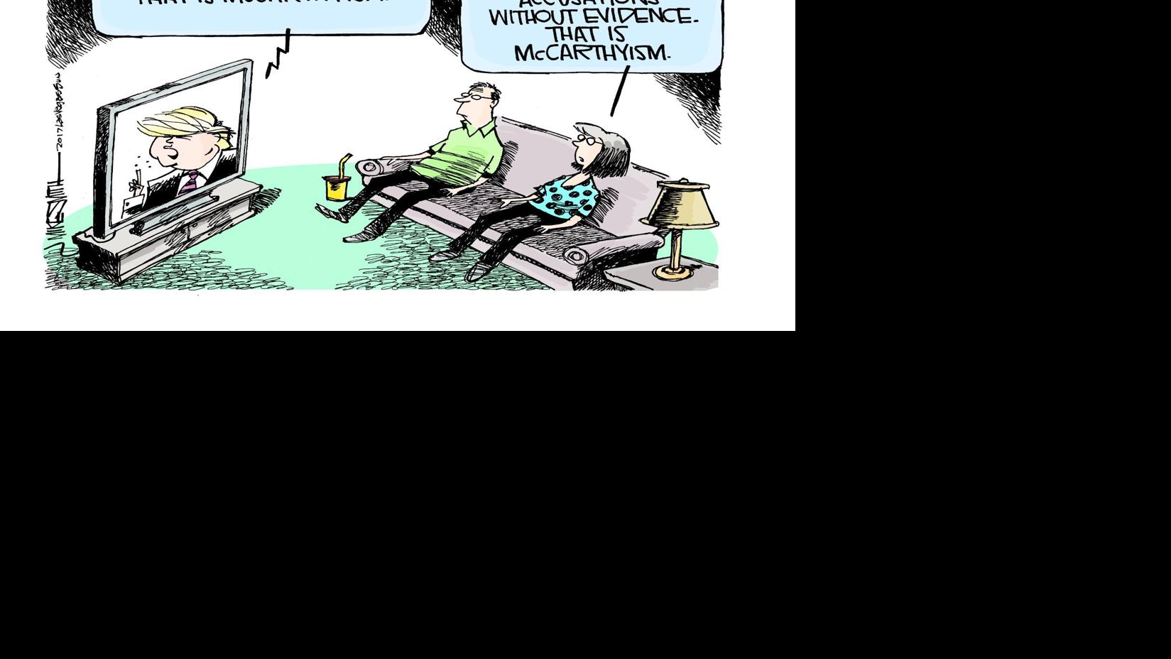 Trump s mccarthyism definition debated cartoons missoulian