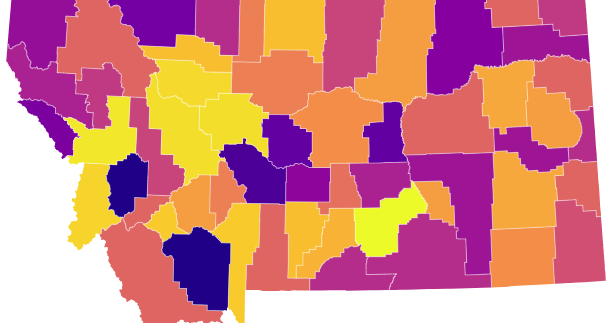 Map: Montana residential properties with higher tax rate