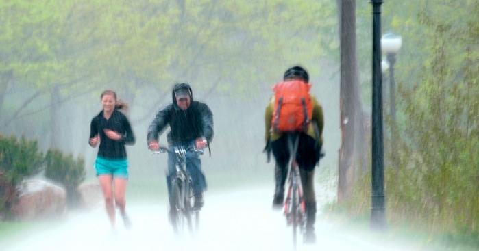 Western Montana rivers rising with mountain snow, valley rain on way