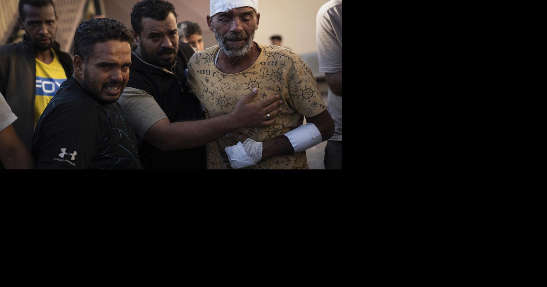 Israeli airstrikes crush apartments in Gaza refugee camp