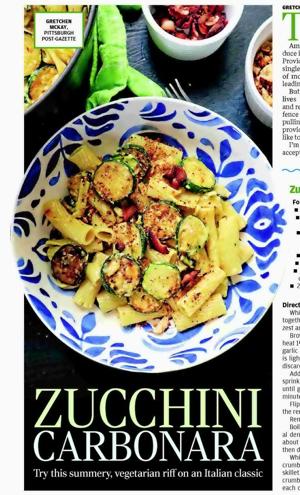 ZUCCHINI CARBONARA