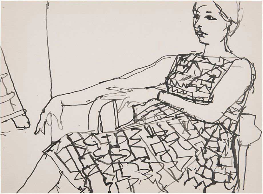 richard diebenkorn figure drawings