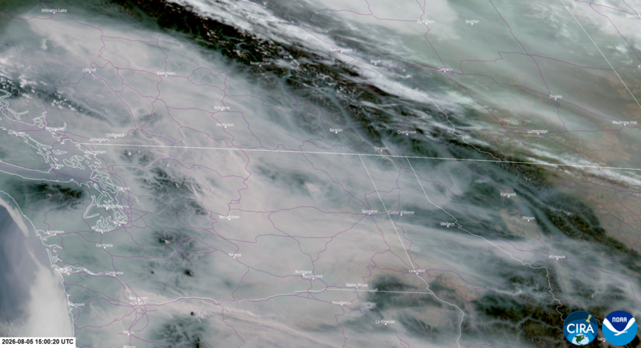 Wildfire Smoke Air Quality Update: August 5, 2026 at 10:00 a.m.