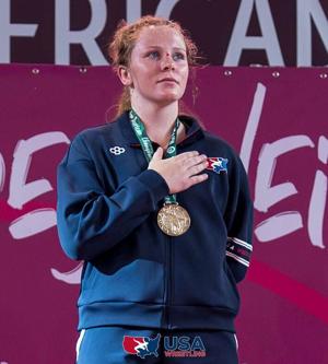 After netting 2 golds, wrestler Gretchen Donally preparing for Worlds