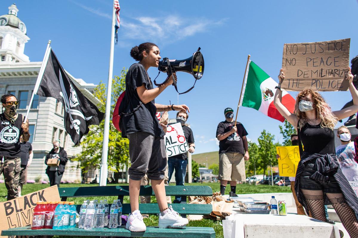 Counterprotesters Arrive At Missoula S George Floyd Rally Local News Missoulian Com