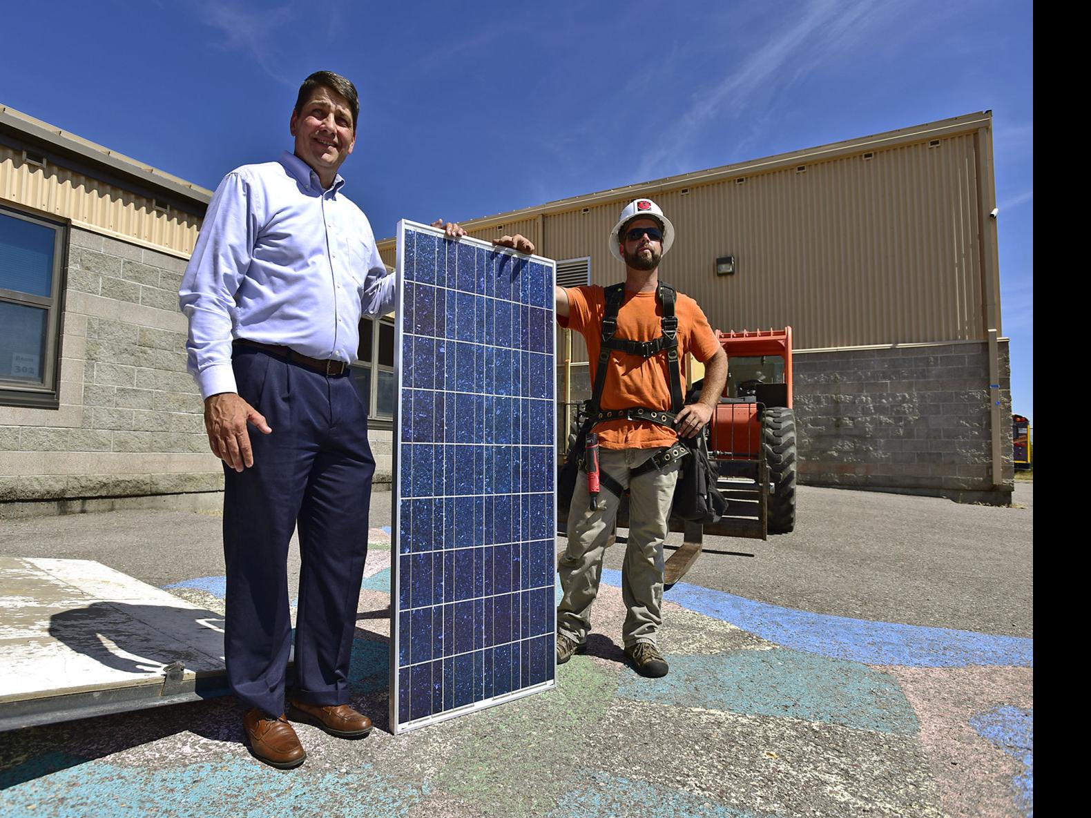 Sun On The Roof Frenchtown Schools Mec Partner On Solar Garden Local News Missoulian Com