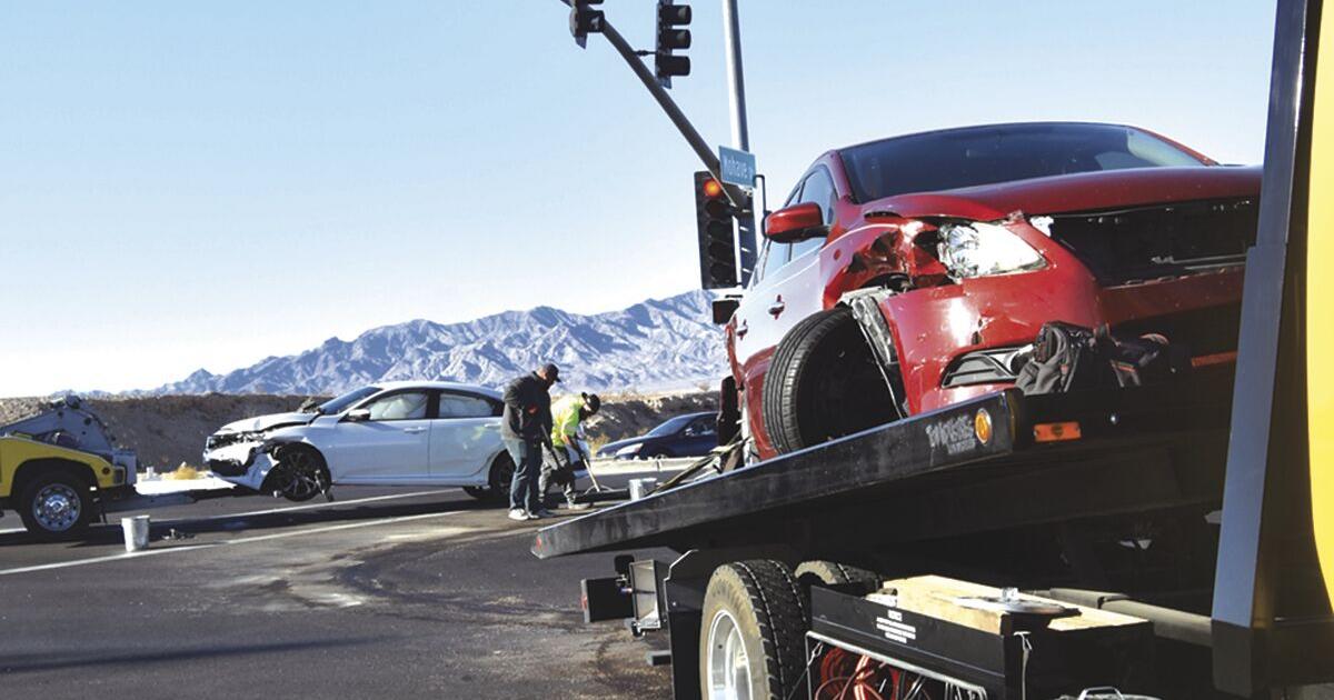 One person injured in two-car crash at Mohave Drive, Highway 95 | News ...