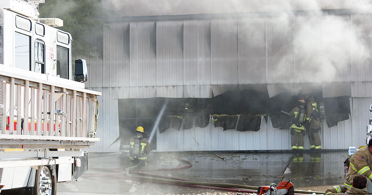 No injuries reported in Saturday's airpark hangar fire