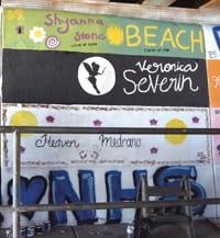 Leaving their mark: Needles High School juniors continue underpass ...