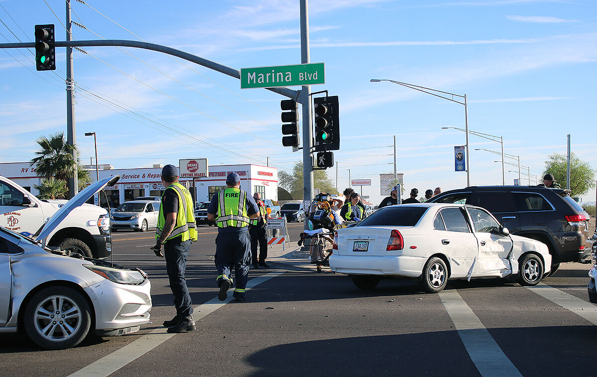 One person injured in Monday three-vehicle crash on Highway 95 | News ...