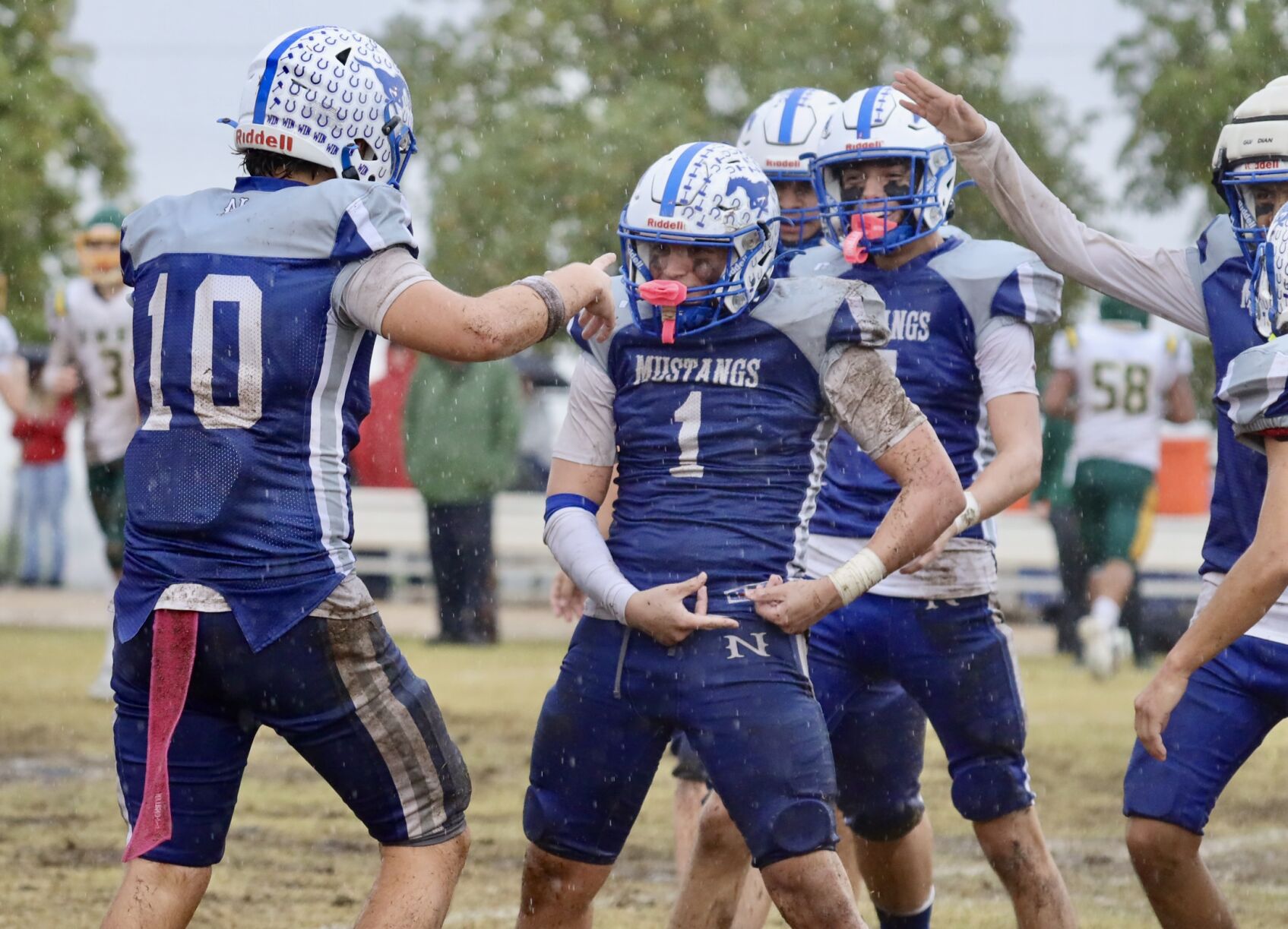 Needles football overcomes weather and Battle Mountain to advance to ...