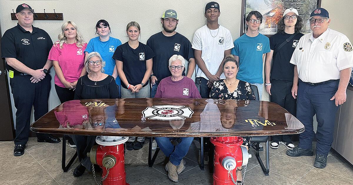 Nailed it: Academy of Building Industries students build Fort Mojave Mesa Fire Department conference table - Vimarsana News