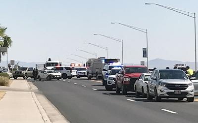 Two crashes on Highway 95 send two people to local hospitals | News ...