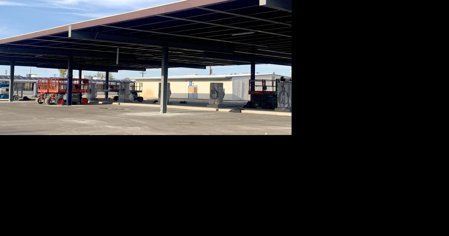 MVESD bus yard update progress August 2025