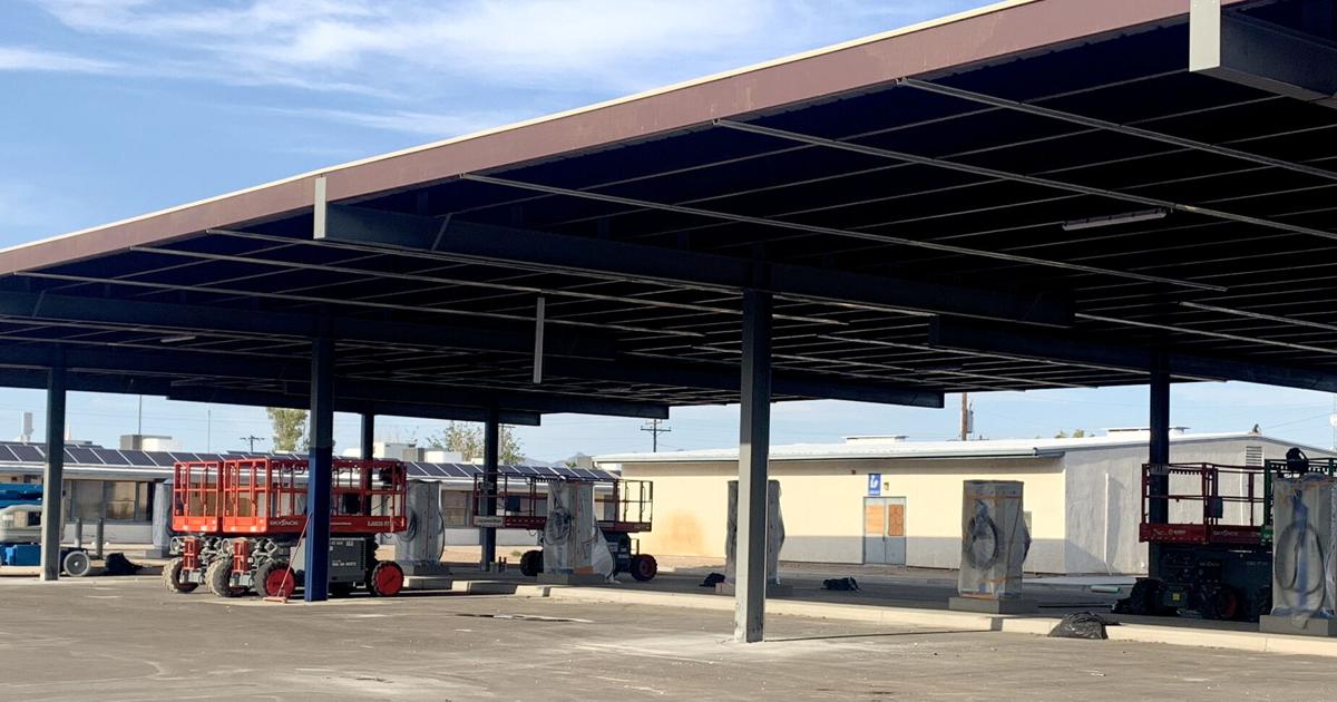 MVESD bus yard update progress August 2025