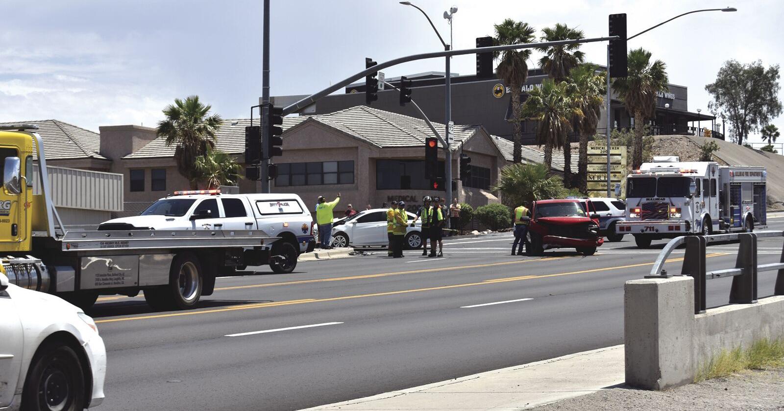 Two accidents reported near Ramar & Highway 95; one additional crash reported further east - Vimarsana News