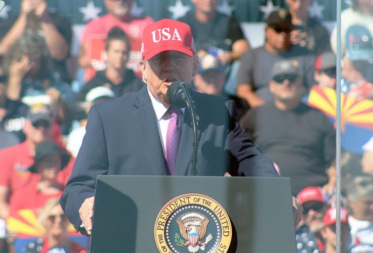 Trump rallies Republicans for midterms in return trip to Mohave County ...