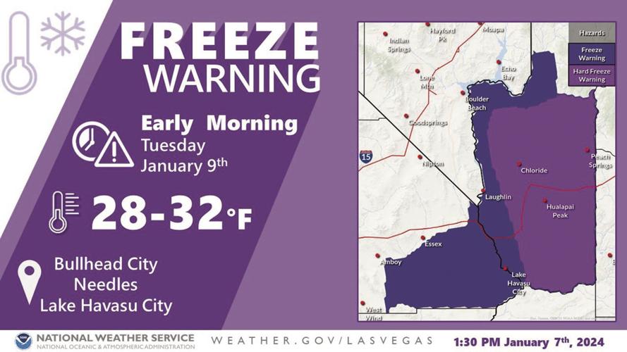 Freeze warning issued for Tri-state | News | mohavedailynews.com