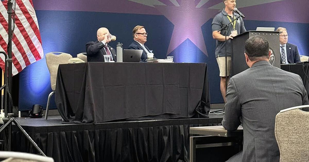Fort Mohave Firefighters Local 4324 president speaks at annual state convention - Vimarsana News