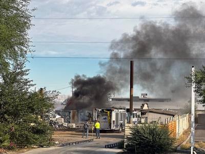Breathtaking Huge, Suspicious Recycling Centre Fire Spews Smoke Over Waiuku View Art