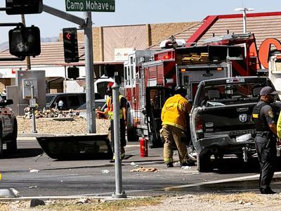 Two people injured in multi-vehicle crash on Highway 95 in Fort Mohave ...