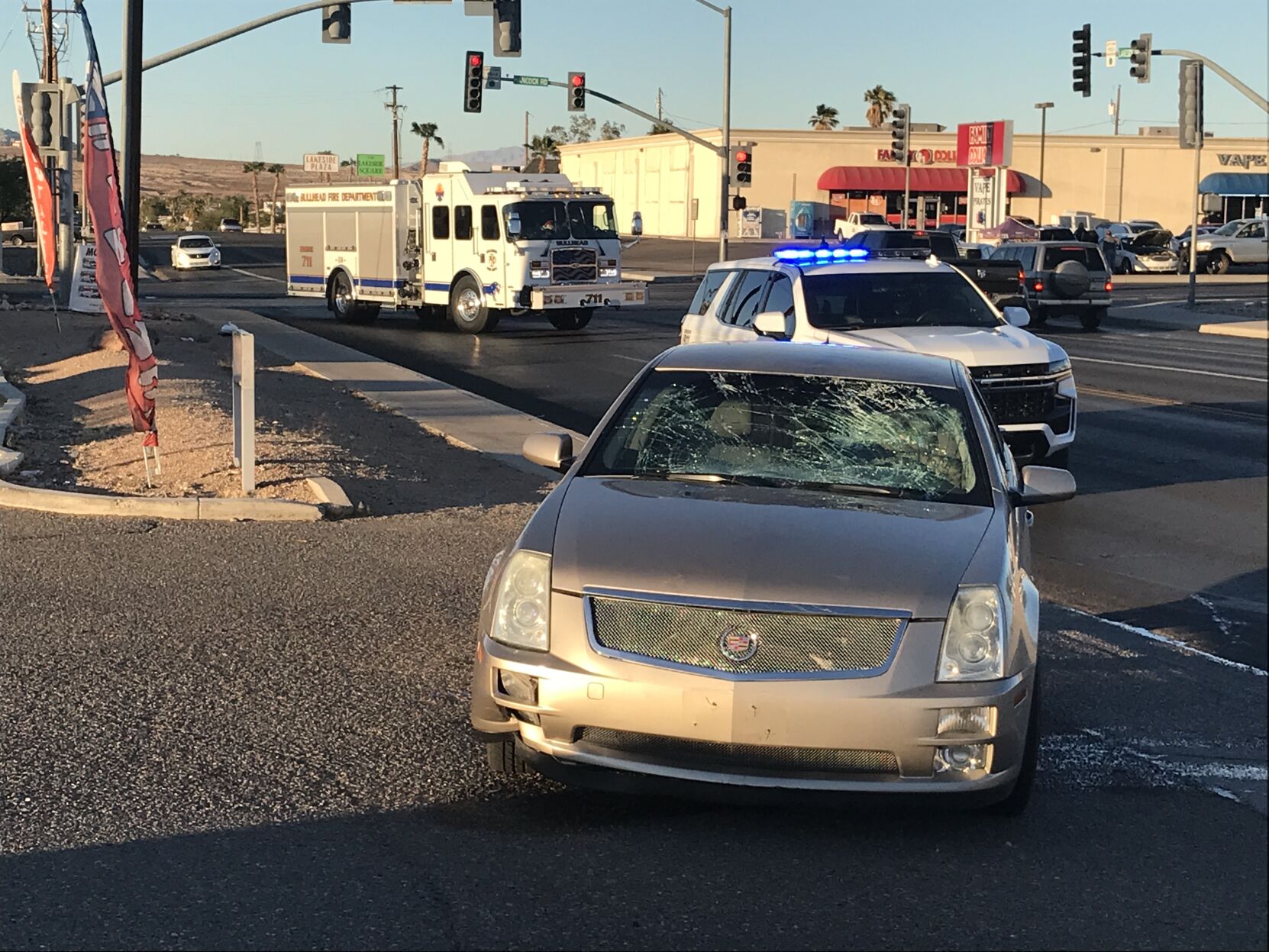 Man taken to hospital after car collides with electric scooter in ...