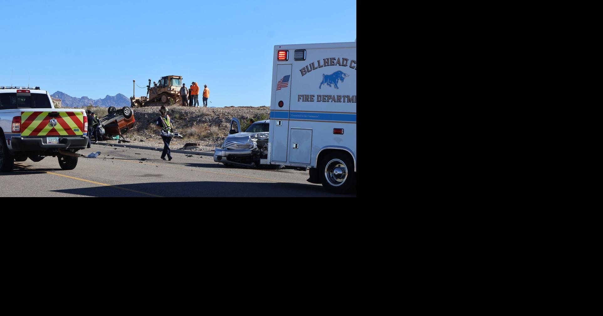 Three people taken to the hospital after rollover collision on Marina ...
