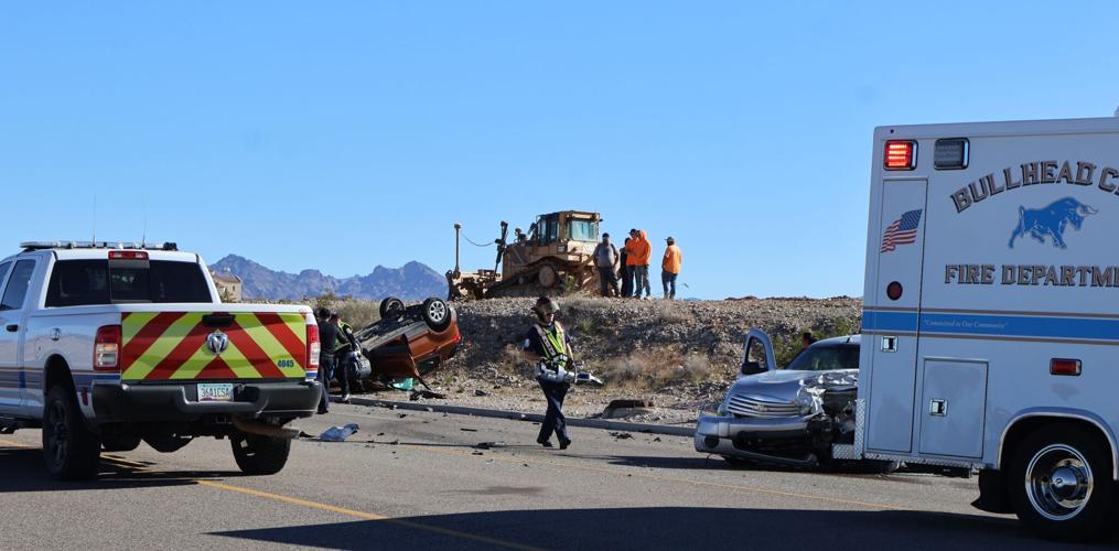Three people taken to the hospital after rollover collision on Marina ...
