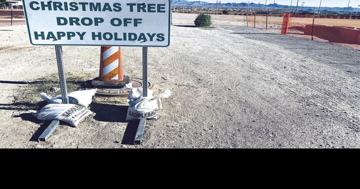 Christmas tree dropoff opens Local News