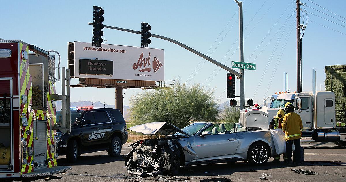 Only minor injuries in Wednesday's two car crash on Highway 95 at ...