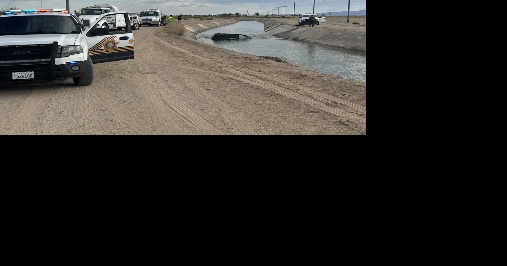 Parker man drives into canal while fleeing officers, trapping child in