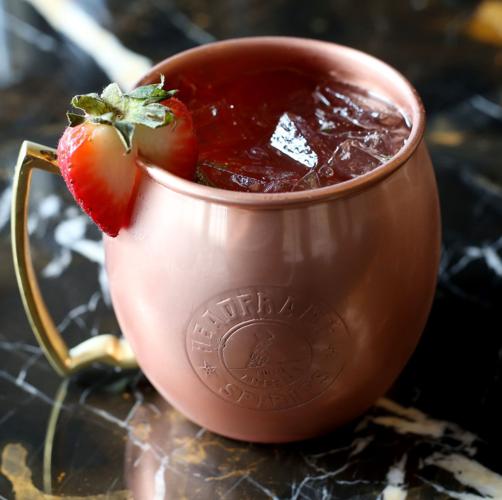 Strawberry Mint Moscow Mule