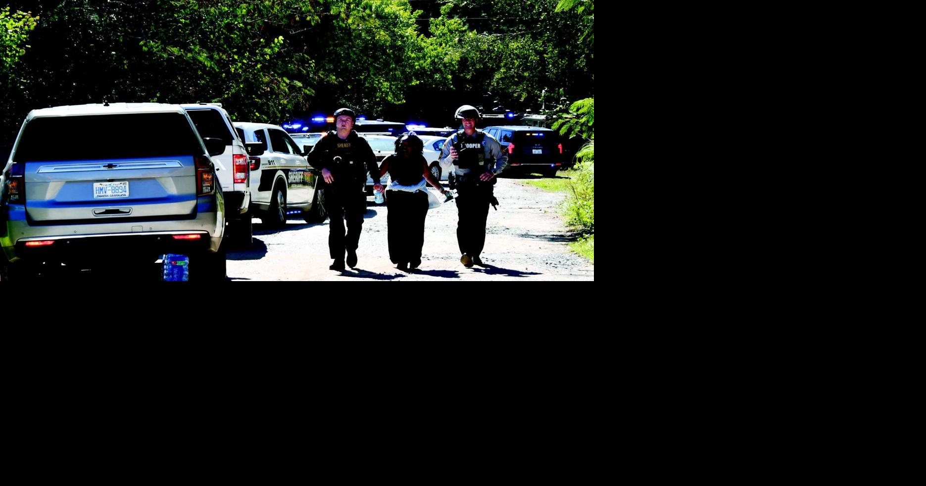Shooting leads to massive presence