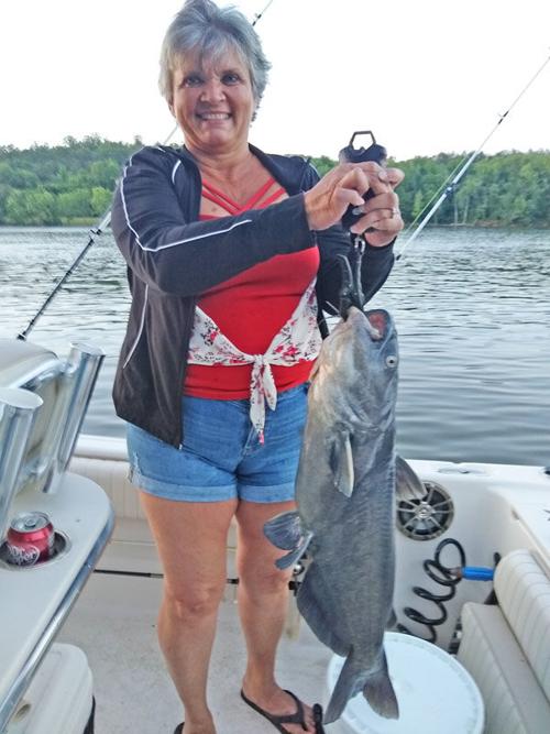 The catfish are biting on the local lakes