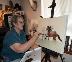 Ranch kid turned Western artist: Susan Sanburg Humphrey lives her dream