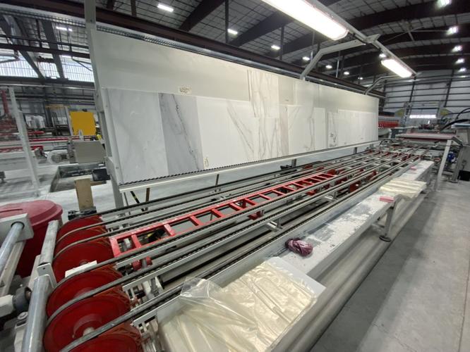 Marble manufacturing plant one of the biggest in the world it's in our