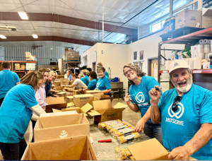 Timely arrival: Sharing Ministries receives large food donation from LDS Church, as need climbs
