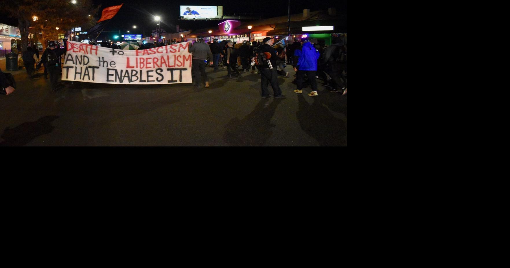 Post-election unrest erupts as left-wing demonstrators march in Denver ...