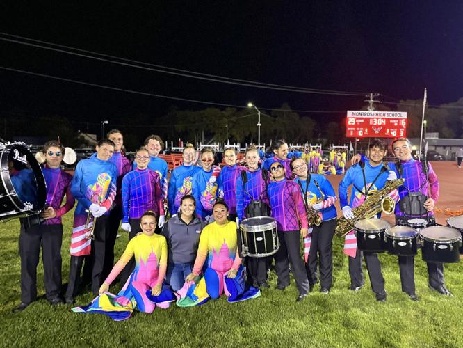 Pride of Montrose Marching Band wraps season with school record