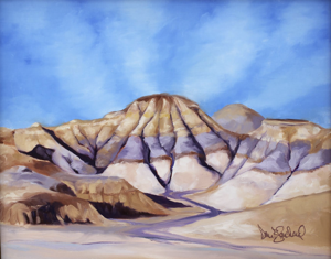 Welcome to the 'Mystical Desert' — Dawn Sangdrol oil paintings currently on exhibit at MCA