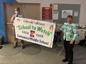 Centennial Middle School named a Colorado School to Watch; board approves innovation plan