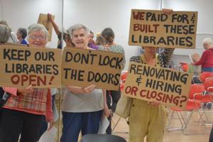 Libraries to keep doors open for now, deficit remains