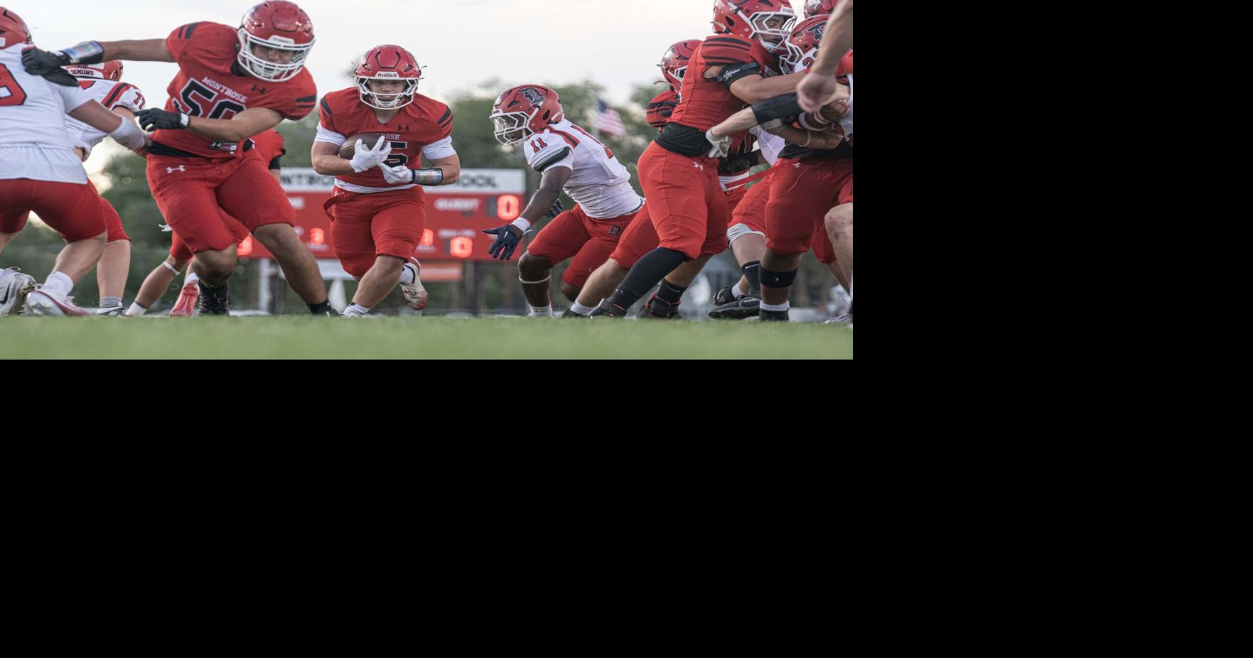 Montrose starts season with 40-16 win over Durango; Red Hawks looking to fill gaps left by graduating seniors: 'We need to figure out who those guys are that are going to fill that void' - Coach Mertens [PHOTOS]