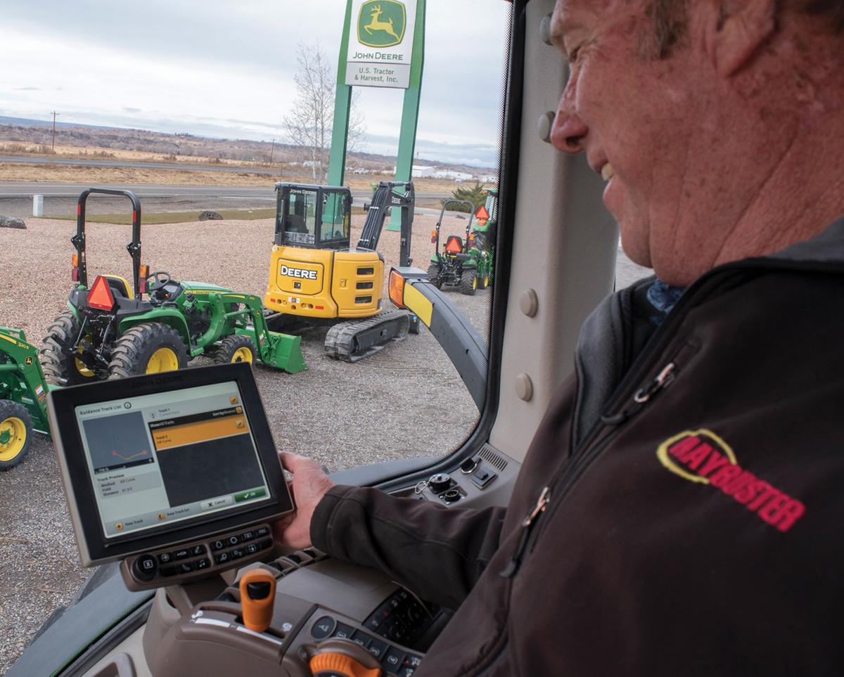 Cultivating crops with the help of GPS guidance Local News Stories