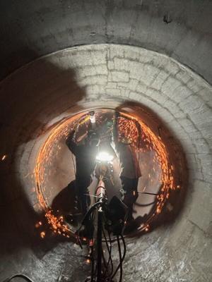 Historic valve replacement underway at Blue Mesa Dam