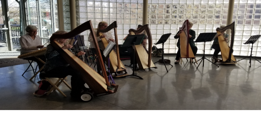 Harps in Motion presented as part of Annual Noon Advent Concerts series