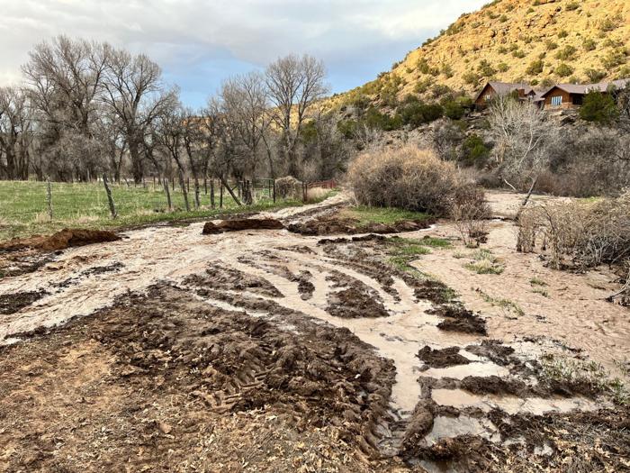 Flooding closes Spring Canyon Road