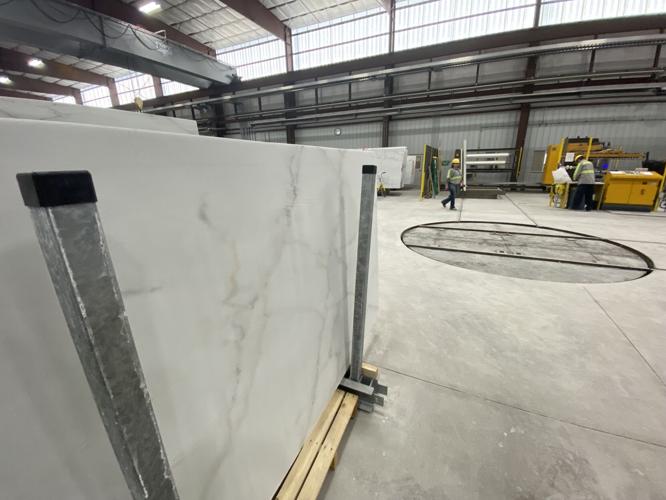 Marble manufacturing plant one of the biggest in the world it's in our