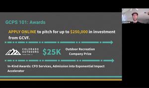 Greater Colorado Venture Fund hosts Zoom webinar on Greater Colorado Pitch Series; Colorado Outdoors adds $25K investment prize